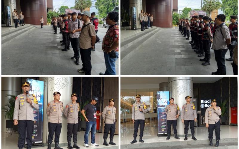 Polresta Bengkulu dan Polres Mukomuko Gelar Apel Pengamanan Debat Publik Kedua Pasangan Calon Bupati dan Wakil Bupati Mukomuko Tahun 2024 