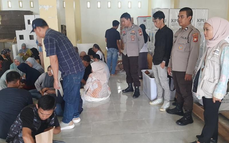 Polres Bengkulu Selatan Perketat Pengamanan Gudang Logistik KPU Jelang Pilkada 2024