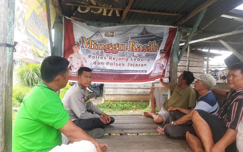 Dekatkan Pelayanan ke Masyarakat,  Polsek Padang Ulak Tanding Gelar Minggu Kasih