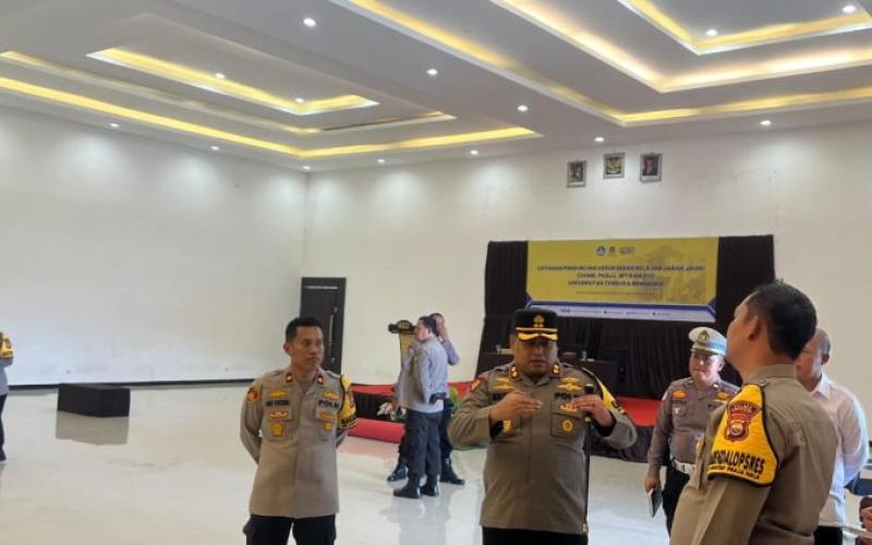 Kapolres Kepahiang Cek Lokasi Debat Cabub dan Cawabub Kabupaten Kepahiang