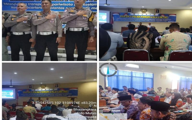 Rakor 5 Pilar Forum Lalu Lintas: Mewujudkan Transportasi Pariwisata yang Berkeselamatan di Bengkulu