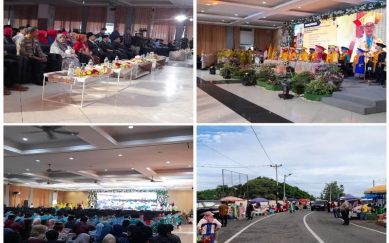 Pengamanan Ketat Wisuda Universitas Dehasen Bengkulu Berlangsung Lancar dan Kondusif