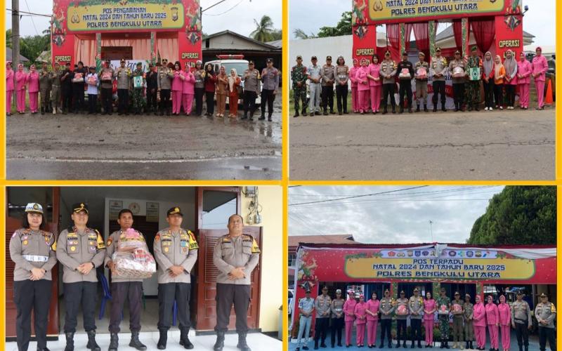 Kapolres Bengkulu Utara Cek Pos Pengamanan Ops Lilin Nala 2024, Pastikan Kesiapan Personel di Jalur Lintas Barat Sumatra