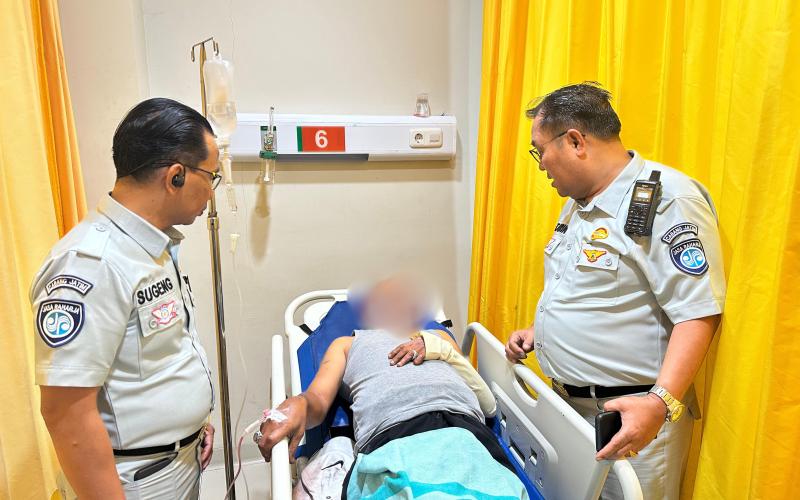 Jasa Raharja Jamin Seluruh Penumpang Bus Pariwisata yang Mengalami Kecelakaan di Tol Pandaan-Malang