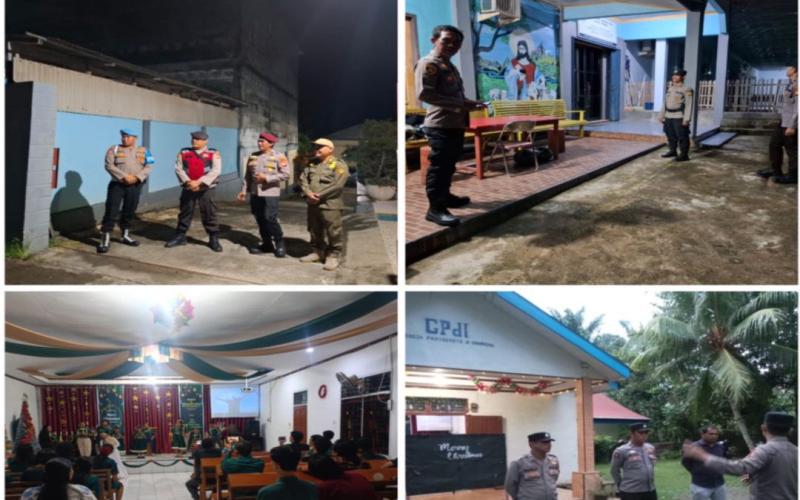 Polres Bengkulu Selatan Pastikan Keamanan Ibadah Natal dengan Penempatan Personil di Gereja-Gereja