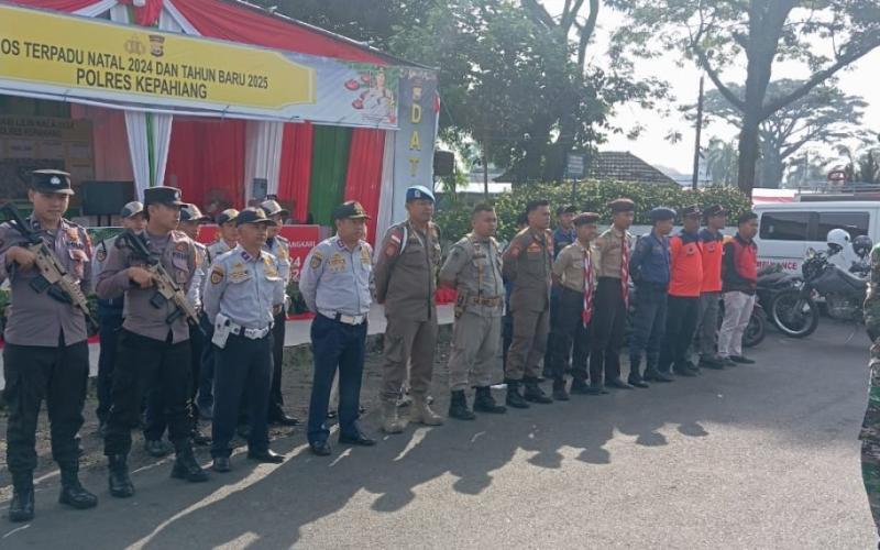 Polres Kepahiang Komitmen Ciptakan Sitkamtibmas dalam Perayaan Natal dan Tahun Baru 2025 Tetap Aman dan Kondusif