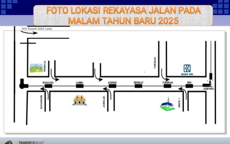 Polres Bengkulu Selatan Terapkan Rekayasa Lalu Lintas Jelang Malam Pergantian Tahun