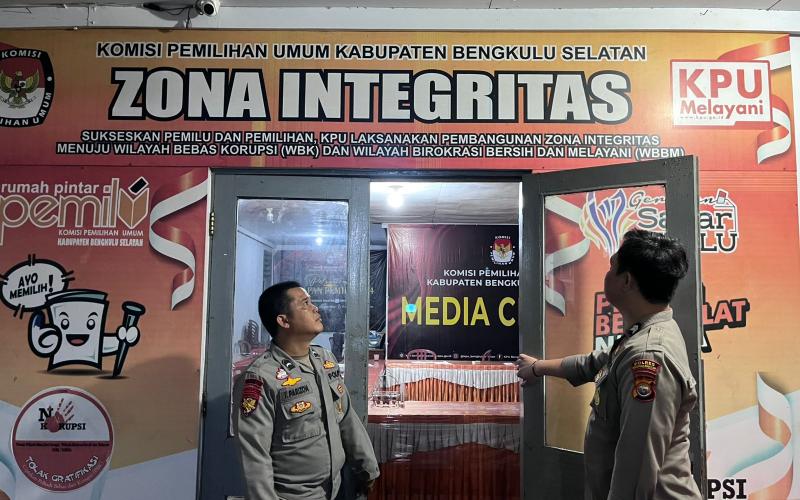 Polres Bengkulu Selatan Perketat Pengamanan Kantor KPU Pasca Pilkada 2024