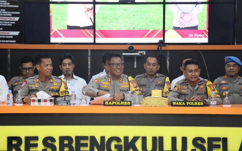 Polres Bengkulu Selatan Gelar Konferensi Pers Akhir Tahun 2024