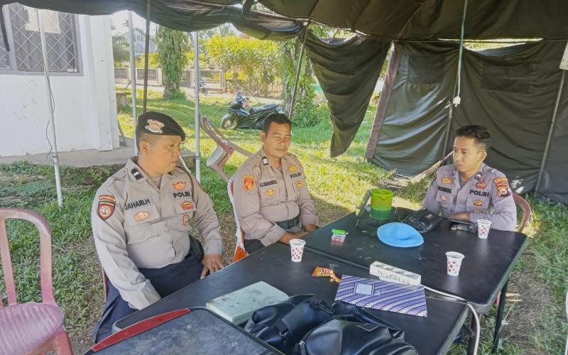 Satgas II Preventif OPS Mantap Praja Nala 2024 Laksanakan Patroli Cooling System di KPU dan Gudang Logistik KPU Bengkulu Selatan