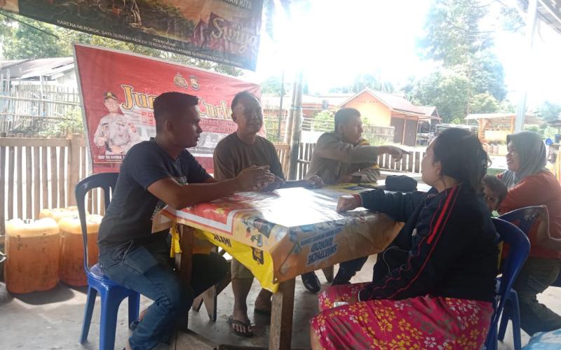 Jumat Curhat: Polsek Padang Ulak Tanding Dengarkan Aspirasi Warga