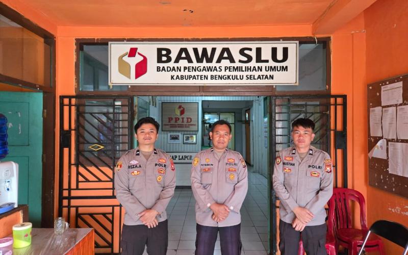 Polres Bengkulu Selatan Perketat Pengamanan Kantor Bawaslu Pasca Pilkada 2024