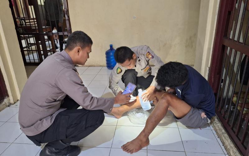 Polres Kepahiang Lakukan Pemeriksaan Kesehatan Rutin terhadap Tahanan di Rutan