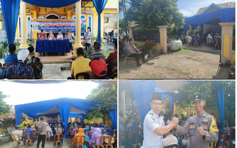 Polsek Kampung Melayu Amankan Kegiatan Reses Anggota DPRD Provinsi Bengkulu