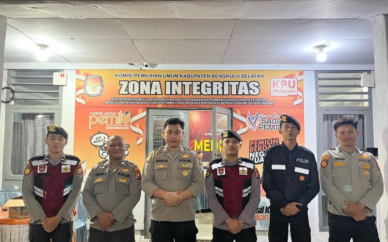 Polres Bengkulu Selatan Laksanakan Patroli Preventif untuk Mengamankan Pemilukada