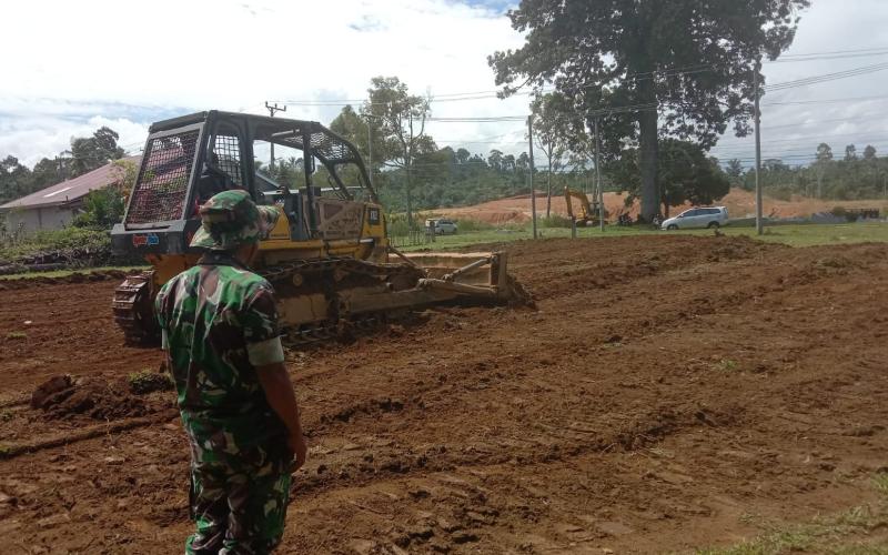 Pembuatan Lapangan Voly