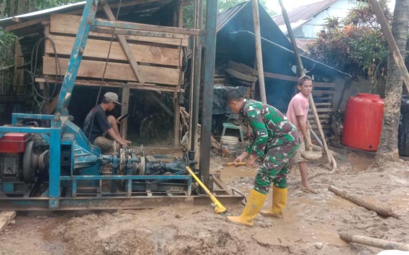 Satgas TMMD Ke-124 Kodim 0408/BS Progres Pengerjaan Sumur Bor