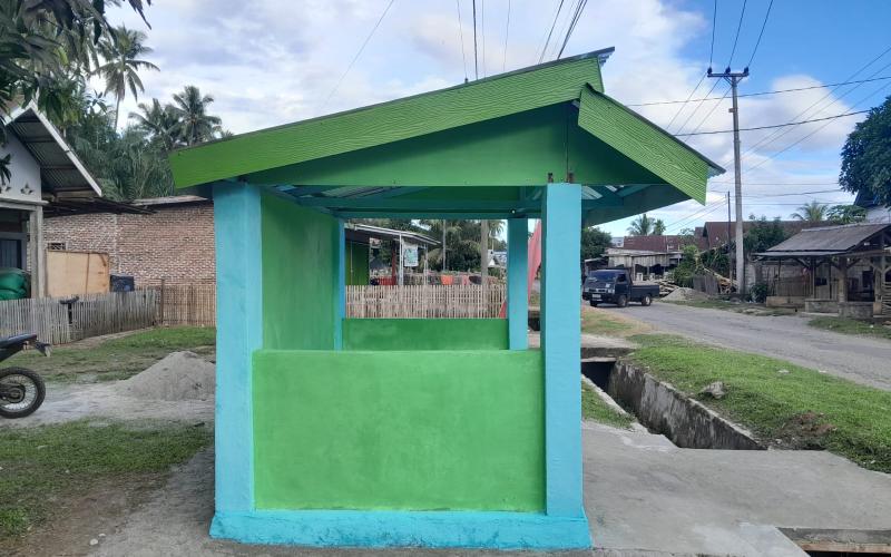 Poskamling Selesai Dibangun Oleh Satgas TMMD Ke-124 Kodim 0408/BS