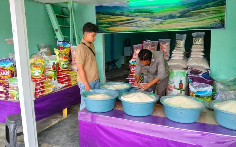 Satgas Pangan Polres Mukomuko Intensifkan sidak dan Pengendalian harga Beras sesuai Het