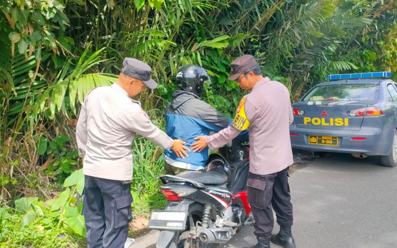 Razia Senpi dan Sajam, Polsek Selupu Rejang Tingkatkan Keamanan Wilayah