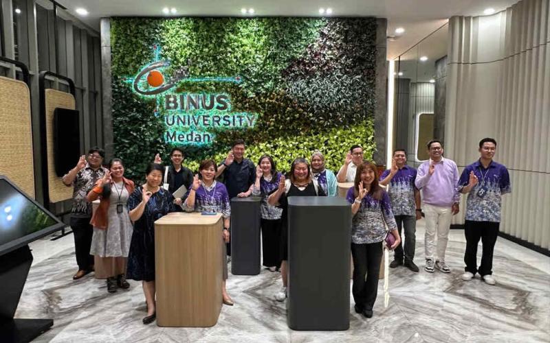 BINUS @Medan Bangun Jembatan Pendidikan Global Bersama Nanyang Polytechnic Lewat Konsulat Jenderal Singapura