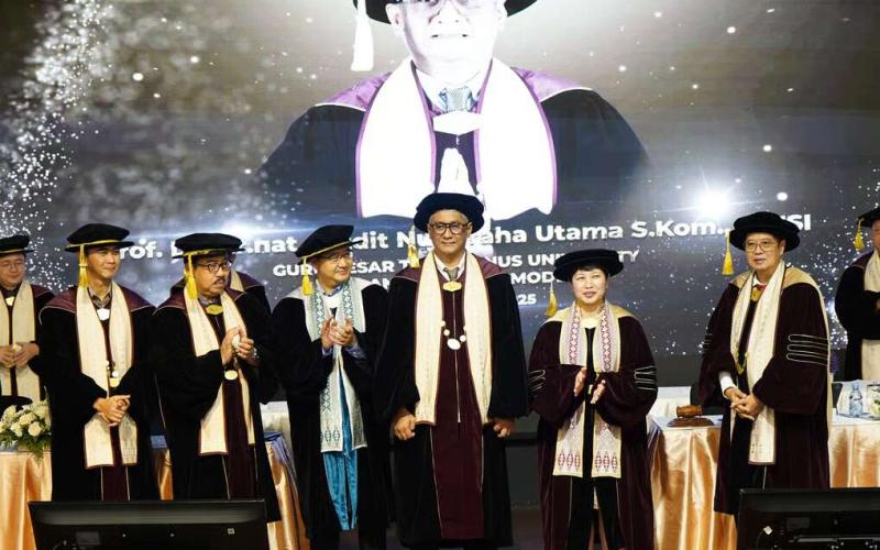 BINUS UNIVERSITY Perkuat Visi Keberlanjutan melalui Pengukuhan Prof. Ditdit Nugeraha Utama 