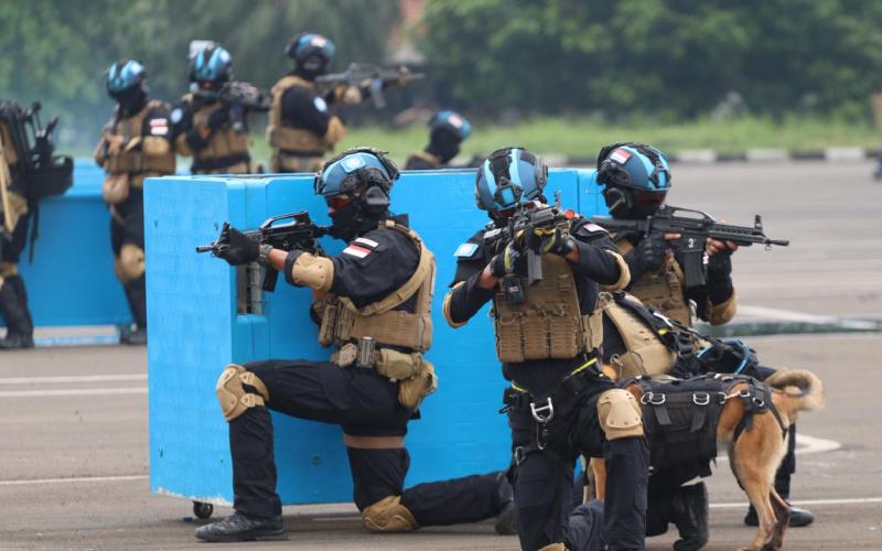 Polri Terkait Perdamaian Gaza Brimob Siapkan 350 Personel