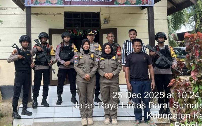 Personel Brimob Polda Bengkulu Laksanakan Patroli Terpadu