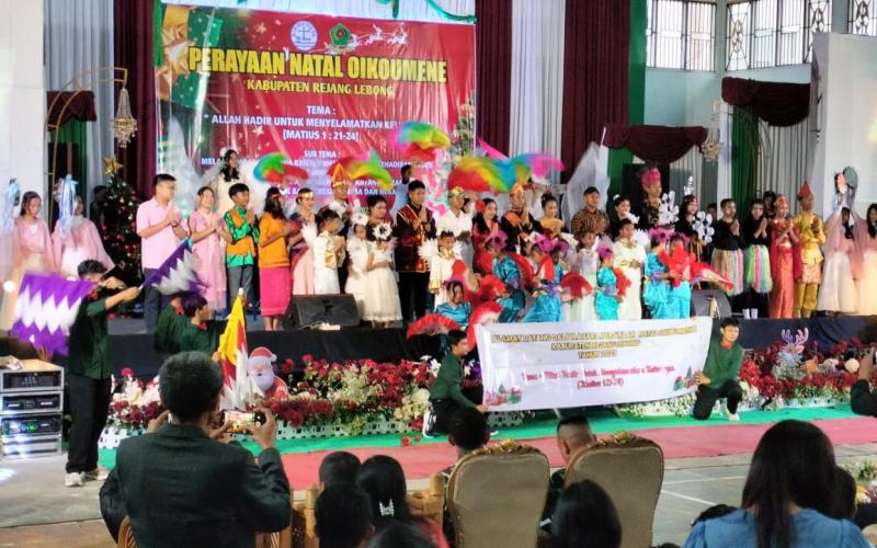 Perayaan Natal Oikoumene Kabupaten Rejang Lebong  