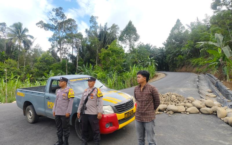 Polsek Padang Ulak Tanding Laksanakan Patroli di Jalur Lintas Curup–Lubuklinggau