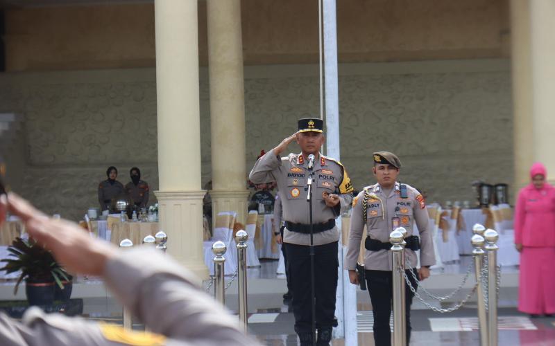 Kapolda Bengkulu Pimpin Upacara Kenaikan Pangkat Personel Polri Periode 1 Januari 2026