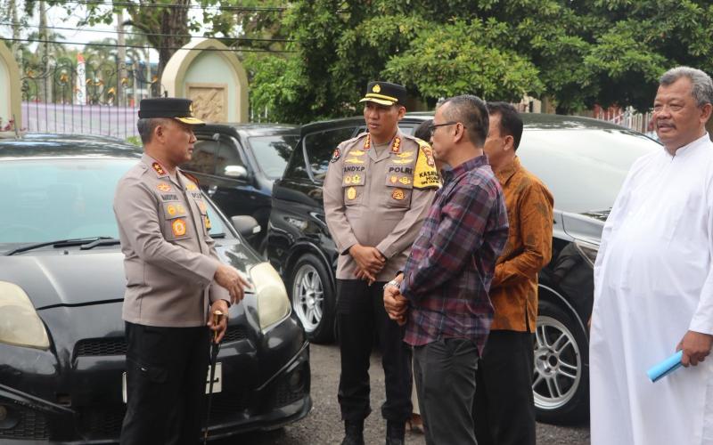 Pastikan Kondusivitas Natal, Kapolda Bengkulu Bersama PJU Tinjau Sejumlah Gereja