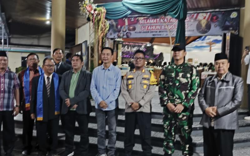 Apel Gabungan Pengamanan Ibadah Malam Natal 2025, TNI–Polri dan Satpol PP Lakukan Pengecekan Gereja Bersama Forkopimda Rejang Lebong