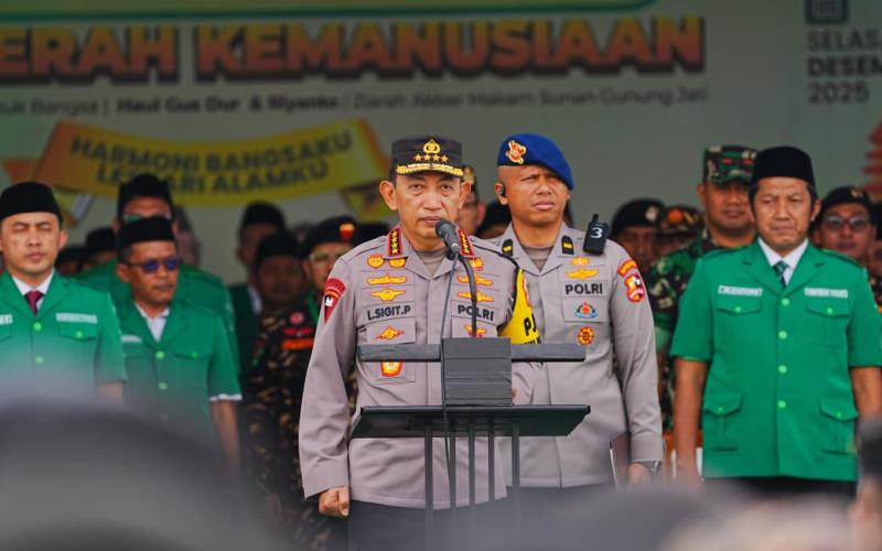 Kapolri Pimpin Apel Kebangsaan Banser