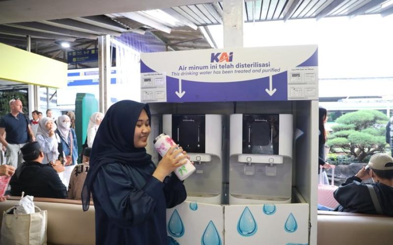 KAI Daop 2 Bandung Ajak Pelanggan Bawa Tumbler