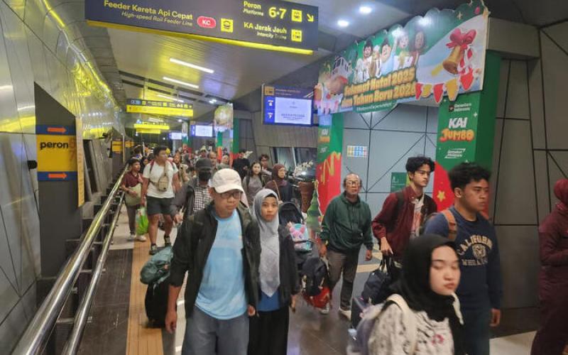 KAI Daop 2 Bandung Catat Tingginya Kedatangan Pelanggan Menggunakan KA