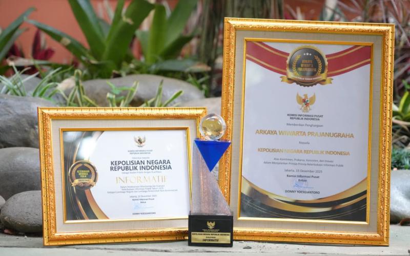 Reformasi Birokrasi Polri Berbuah Penghargaan KIP 2025, Jadi Teladan Nasional