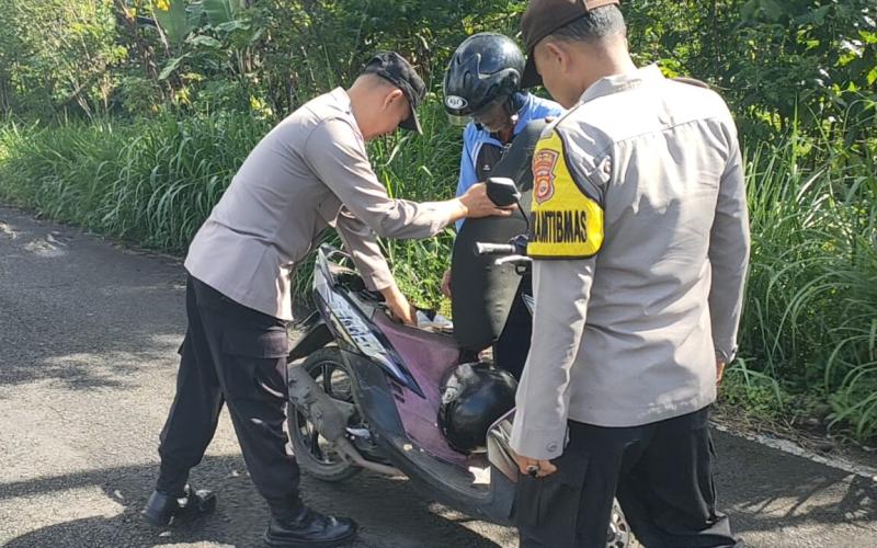 Polsek Selupu Rejang Gelar Razia Senjata Api dan Senjata Tajam di Jalan Lintas Curup–Lubuk Linggau