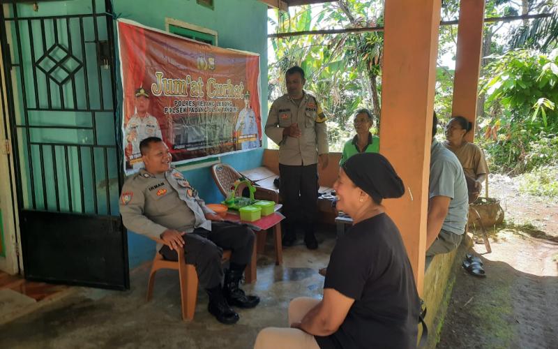 Polsek Padang Ulak Tanding Gelar Jum’at Curhat Bersama Kapolres Rejang Lebong