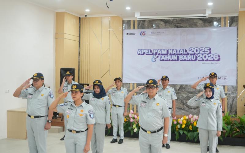 Gelar Apel Pam Nataru 2025/2026, Jasa Raharja Pastikan Kesiapan Layanan di Seluruh Indonesia