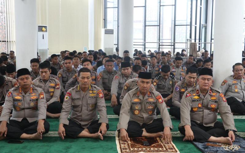 Polda Bengkulu Gelar Pembinaan Rohani