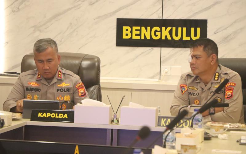 Kapolda Bengkulu Mengikuti Zoom Launching Direktorat dan Satker PPA-PPO, Perkuat Pelayanan dan Perlindungan Kelompok Rentan