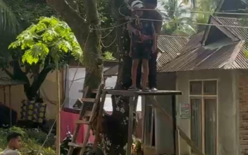 Brimob Polri Laksanakan Trauma Healing Anak Terdampak Bencana di Kabupaten Agam