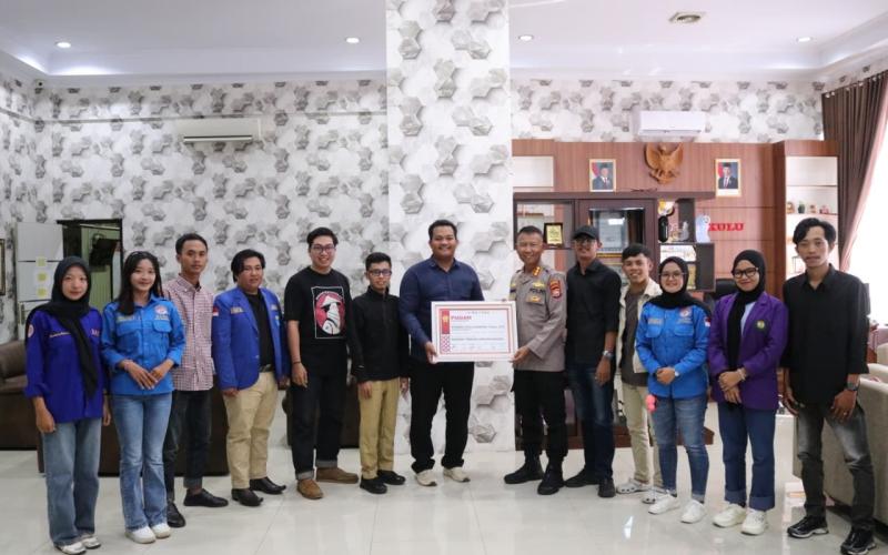 Diapresiasi OKP dan BEM, Kapolresta Bengkulu Dianugerahi Gelar Sahabat Mahasiswa