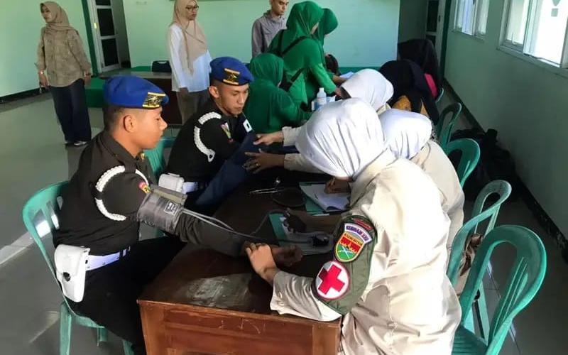 Polres Rejang Lebong Ambil Bagian Donor Darah HUT Persit Kartika Chandra Kirana 2026, Wujud Sinergitas TNI–Polri