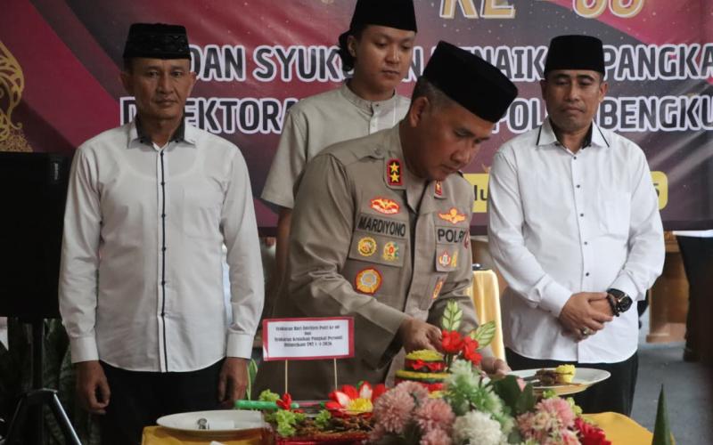 Kapolda Bengkulu Gelar Syukuran dan Doa Bersama HUT Intelkam ke-80