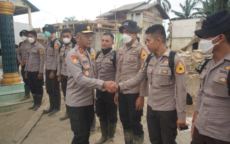 Tinjau Latsitardanus di Aceh Tamiang, Gubernur Akpol Pastikan Taruna Hadir Membantu Masyarakat