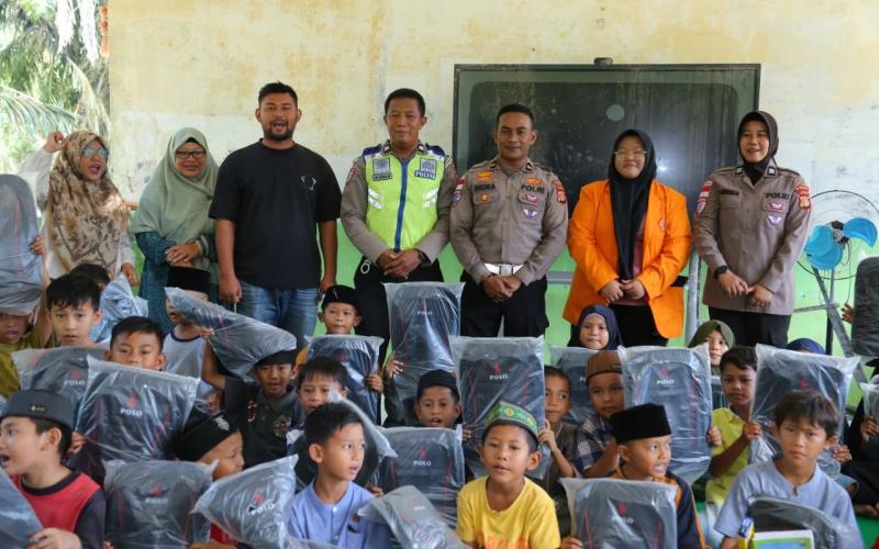 Dari Kepedulian untuk Masa Depan: Polri–Universitas Jambi Bantu Pelajar Aceh Tamiang
