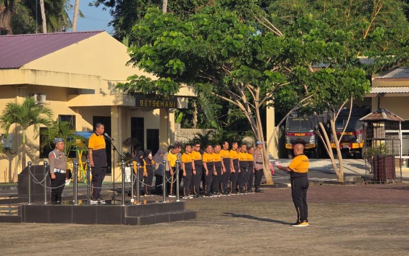 Kabid Propam Polda Bengkulu Pimpin Apel Olahraga, Tekankan Disiplin dan Keteladanan Personel