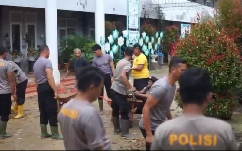 Komitmen Pemulihan Pascabencana, Polri Pastikan SMPN 2 Langsa Siap Digunakan Kembali